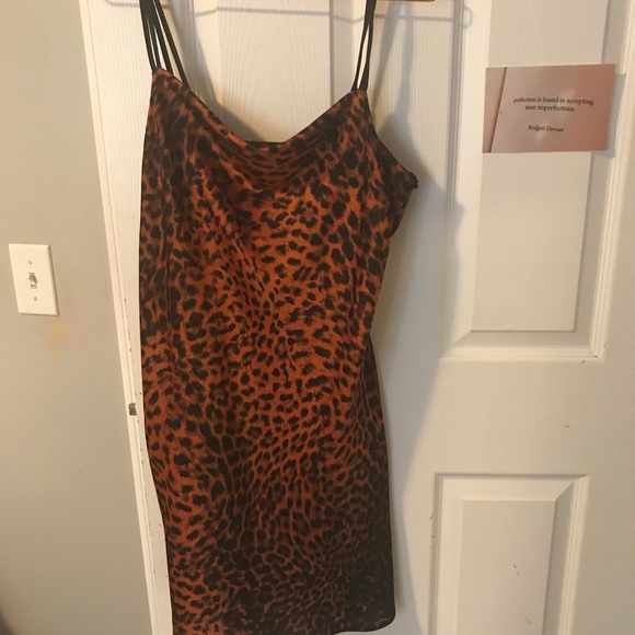 Dex  leopard slip dress - Picture 3 of 7